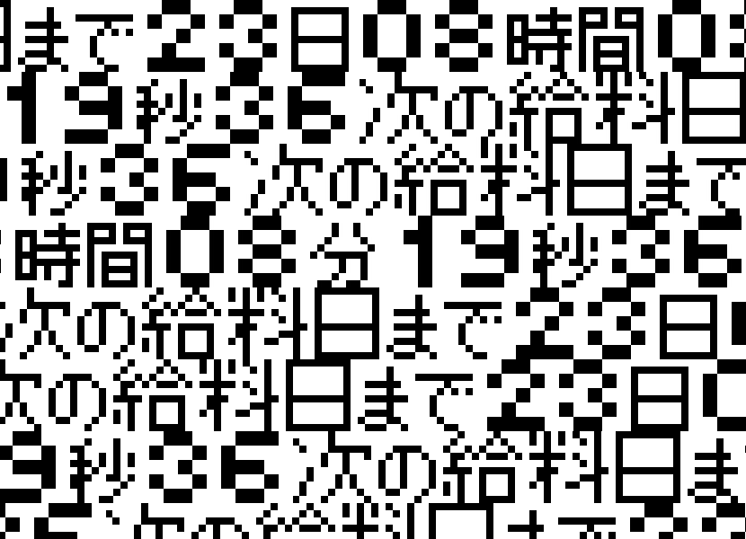 ぼーっと見てると給料日3