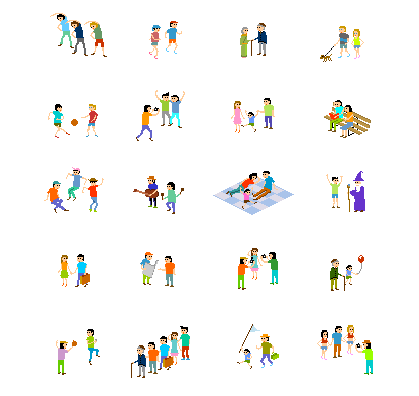 ドット絵「人」