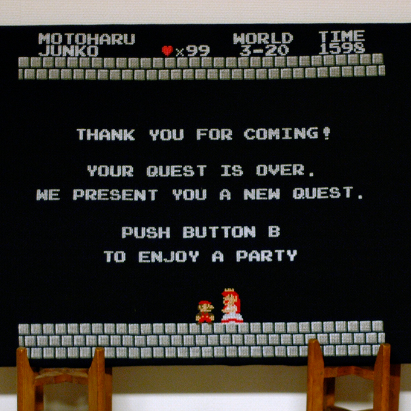 クロスステッチでウェルカムボード4 クロスステッチでウェルカムボード4