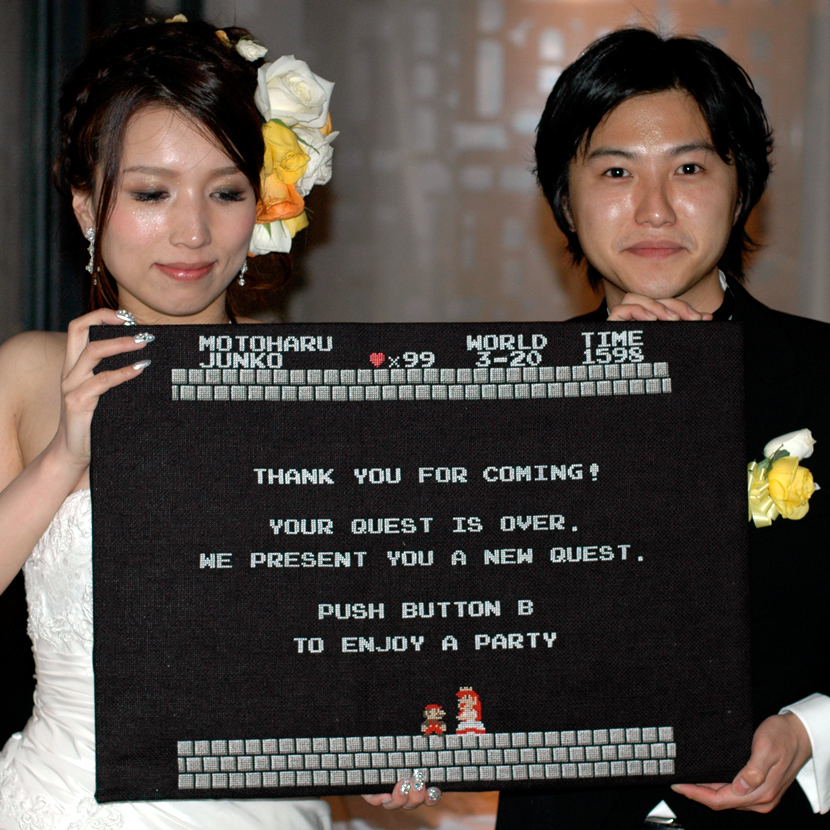 クロスステッチでウェルカムボード5 クロスステッチでウェルカムボード5